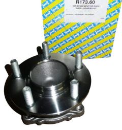 Hjulnav Bag Gør Citroen Peugeot R17360 1606291780 SNR