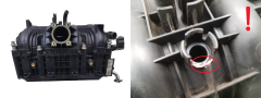 Indsugningsmanifold Opel Agila 55350545 09129714 1.2 16V