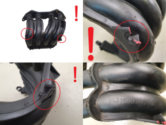 Indsugningsmanifold 9638425180 9631980380 0361J3 Citroen Peugeot 1.1 1.4