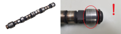 Knastaksel 8200881281 7700272940 1.6 8v K7M Renault 1003