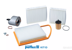 Filter sæt Gør Citroen Peugeot KIT1D 1109AY 1109.AY Purflux