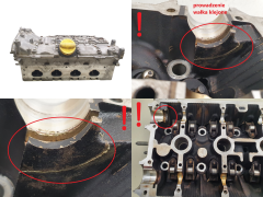 Topstykke 1640 7701475605 2.0 16v Turbo Renault 8200295888 S6