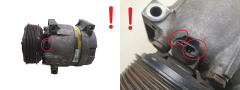 Aircondition Kompressor 8200200671 1135514 Delphi 2.5 dci Renault Master 2
