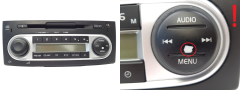 Radio Cd Mp3 Afspiller Mitsubishi Colt 8701A239 DY-1ME9U24N-T 1347