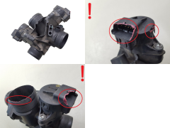 Spjældhusventil Peugeot 407 9655971780 1.6 HDI Delphi 3147