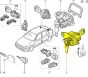 Bagklåslås Bag Ny Original Renault Megane 1 7701470388