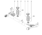 Spiralfjeder Bag Ny Original Dacia Logan Sandero 2 550202497R