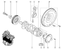 Svinghjul Ny Original Renault Laguna II/III Megane 2.0 dCi 123005633R