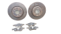Bremseskiver Klocki Forside 280mm 402068053R 410A12582R Dacia Lodgy Renault