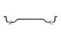 Stabilisator 5Q0511305A B10813 VW Audi Skoda Borsehung