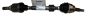 Drivaksel Venstre Ny Original 391012329R Renault