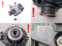 Generator 045903023A Bosch 0124515022 120A VW AG