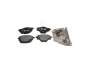 Bremseklodser Bag Ny Original 1647874380 Citroen Peugeot
