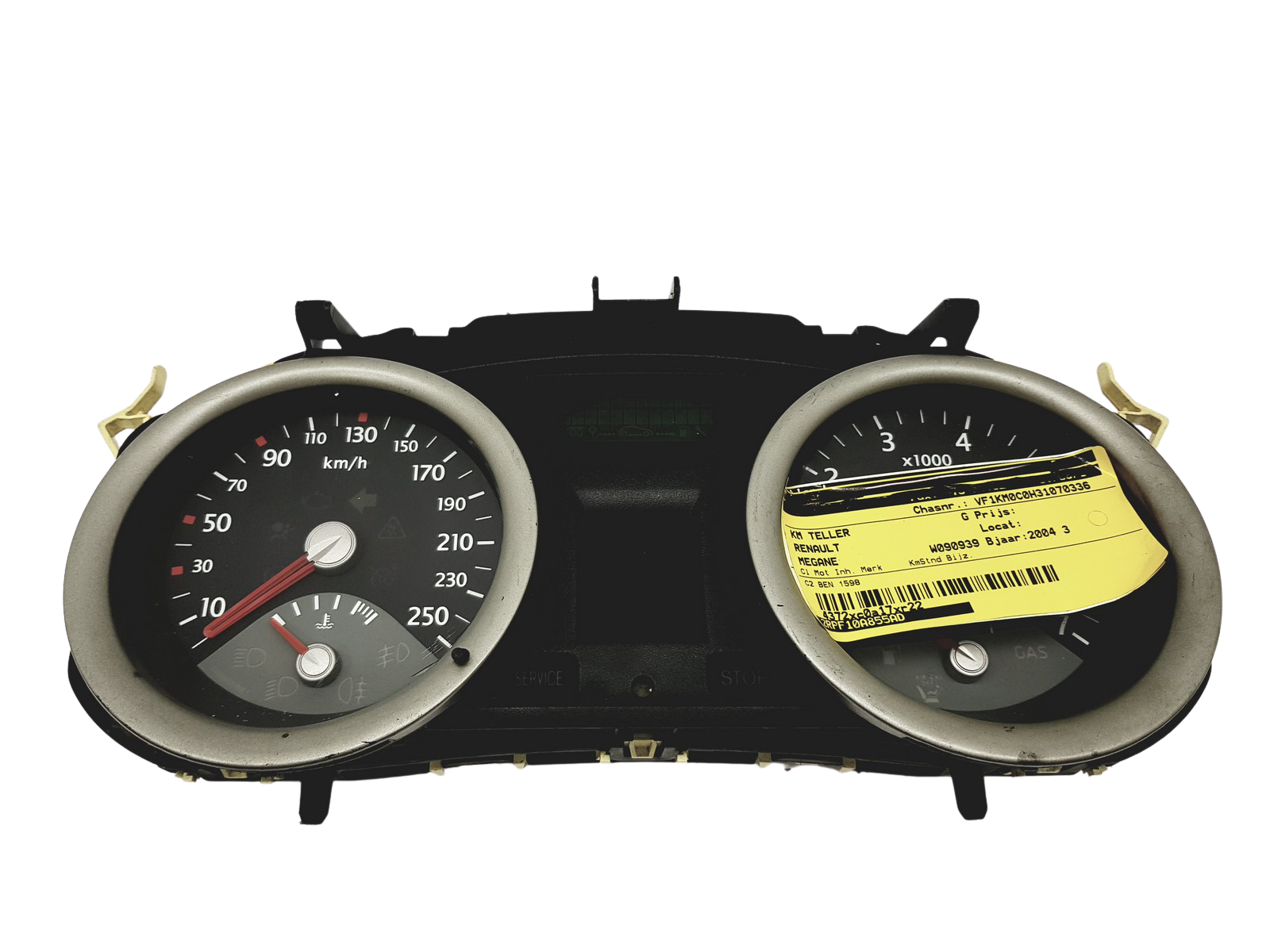 Omdrejningstæller Renault Megane 2 8200364015 30810 main product photo