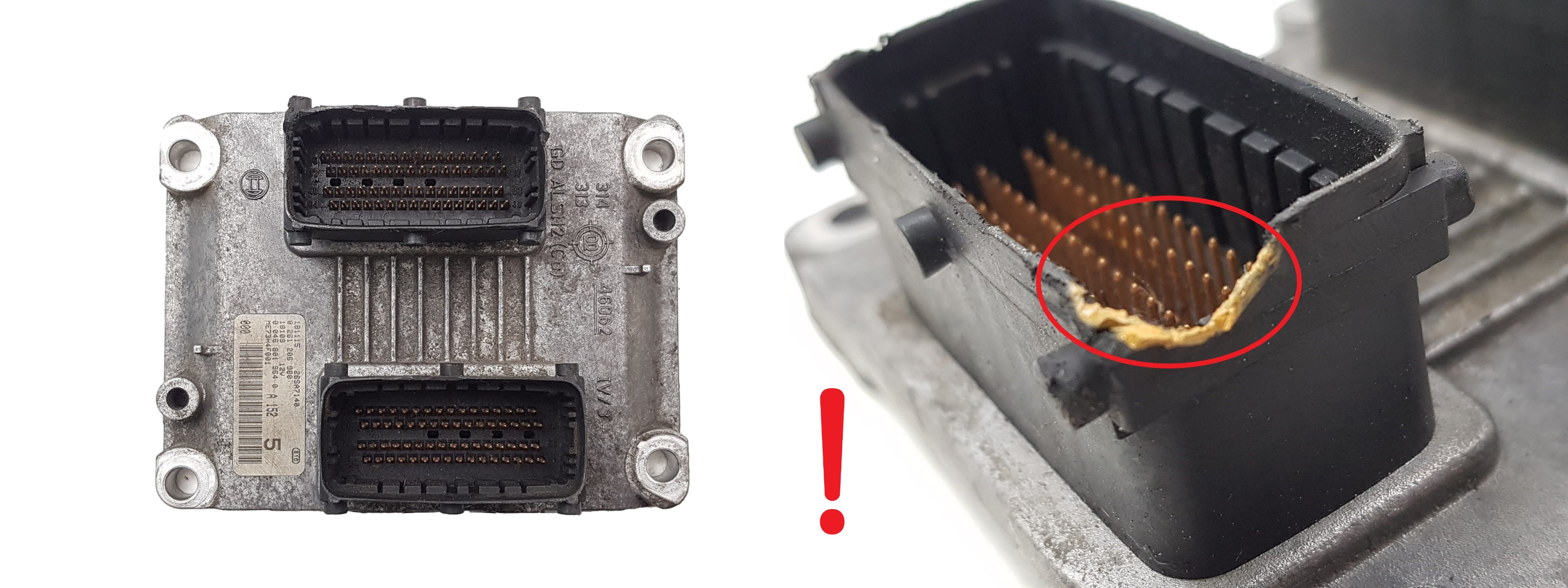 Styreenhed Fiat Punto 00468019640 0261206980 1.2 16V Bosch main product photo