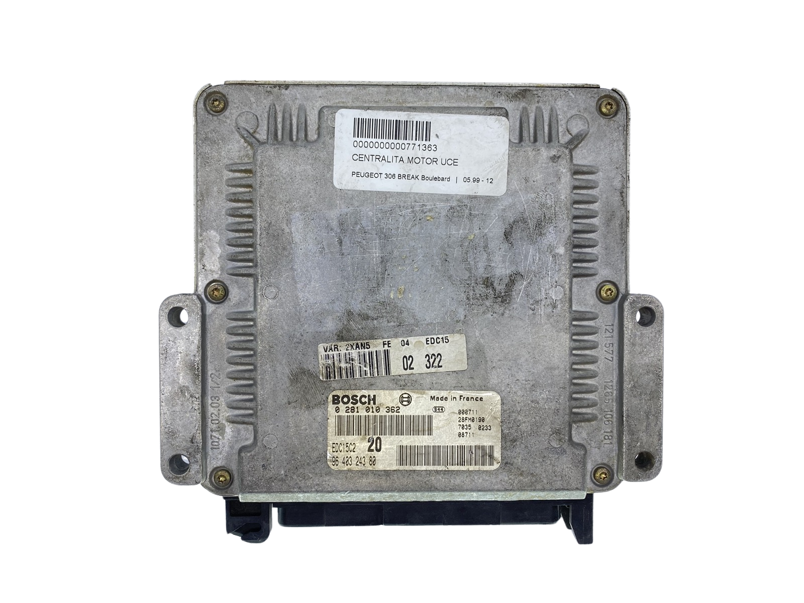Styreenhed 0281010362 9640324380 28FM0190 PSA Bosch 63999 main product photo