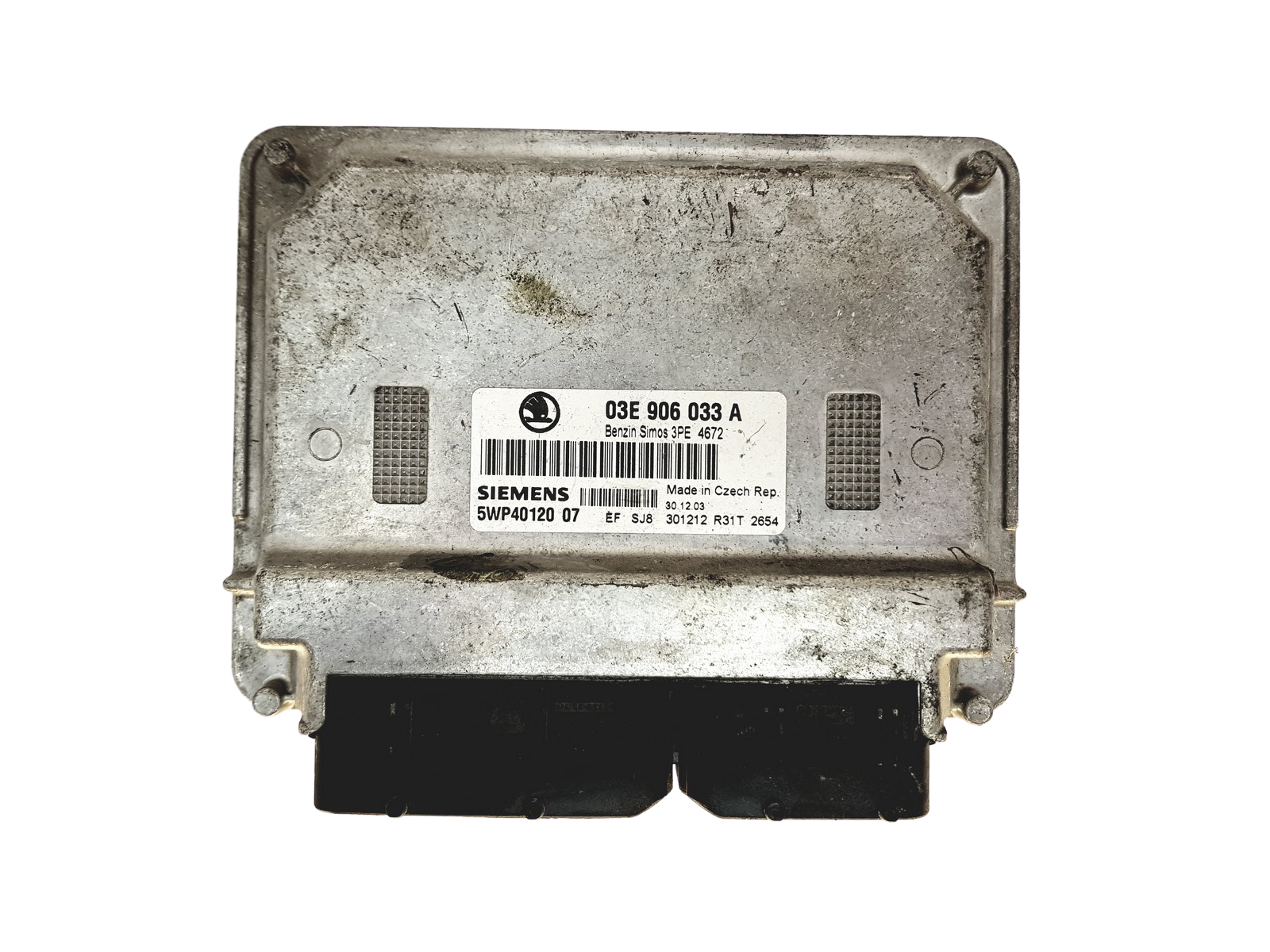 Styreenhed 03E906033A 5WP40120 07 Skoda Siemens 30353 main product photo