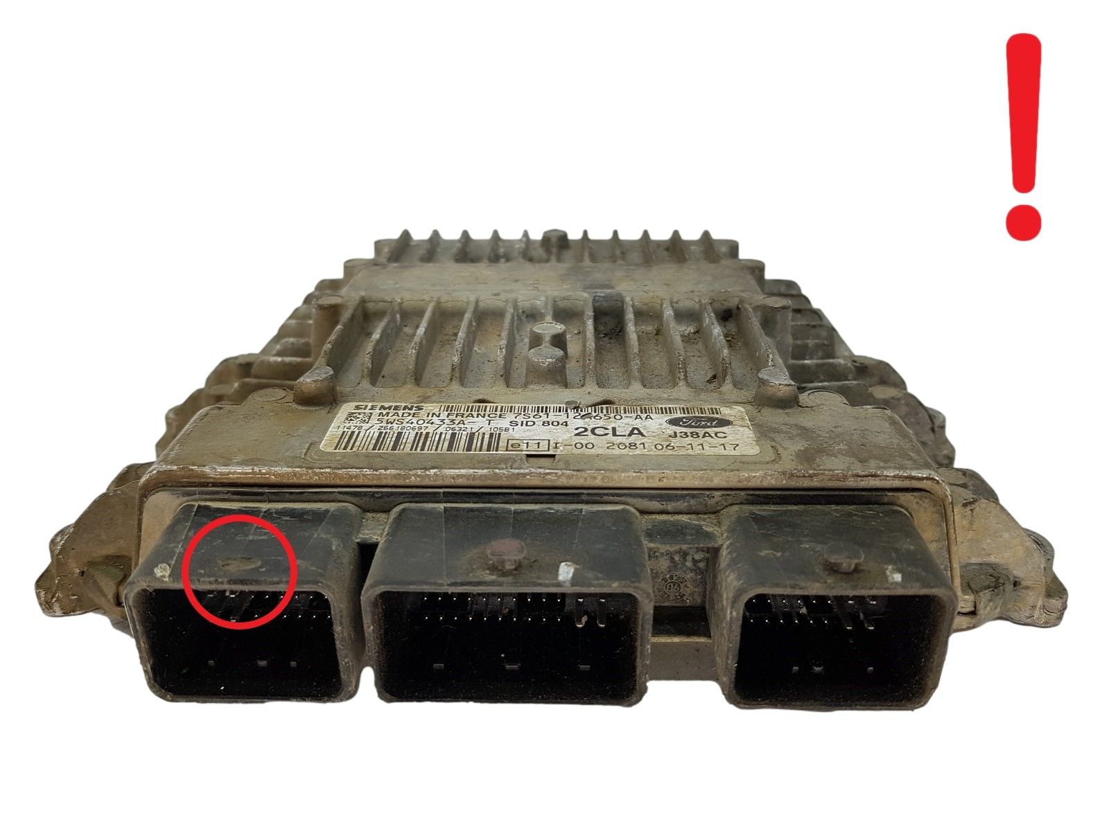 Styreenhed 7S61-12A650-AA 5WS40433A-T SID 804 2CLA Ford Siemens 14822 main product photo