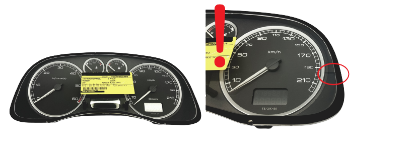 Speedometer Peugeot 307 9636708880 C 03 49342 main product photo