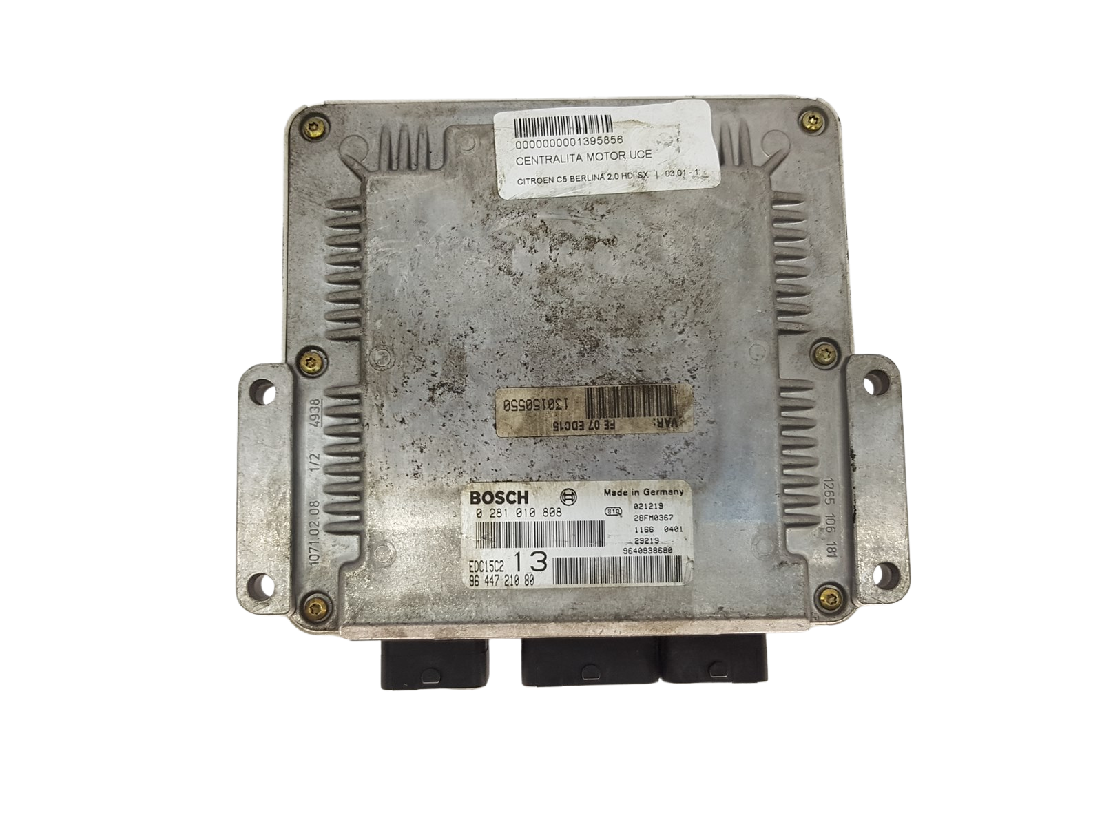 Styreenhed 0281010808 9644721080 28FM0367 PSA Bosch 3775 main product photo