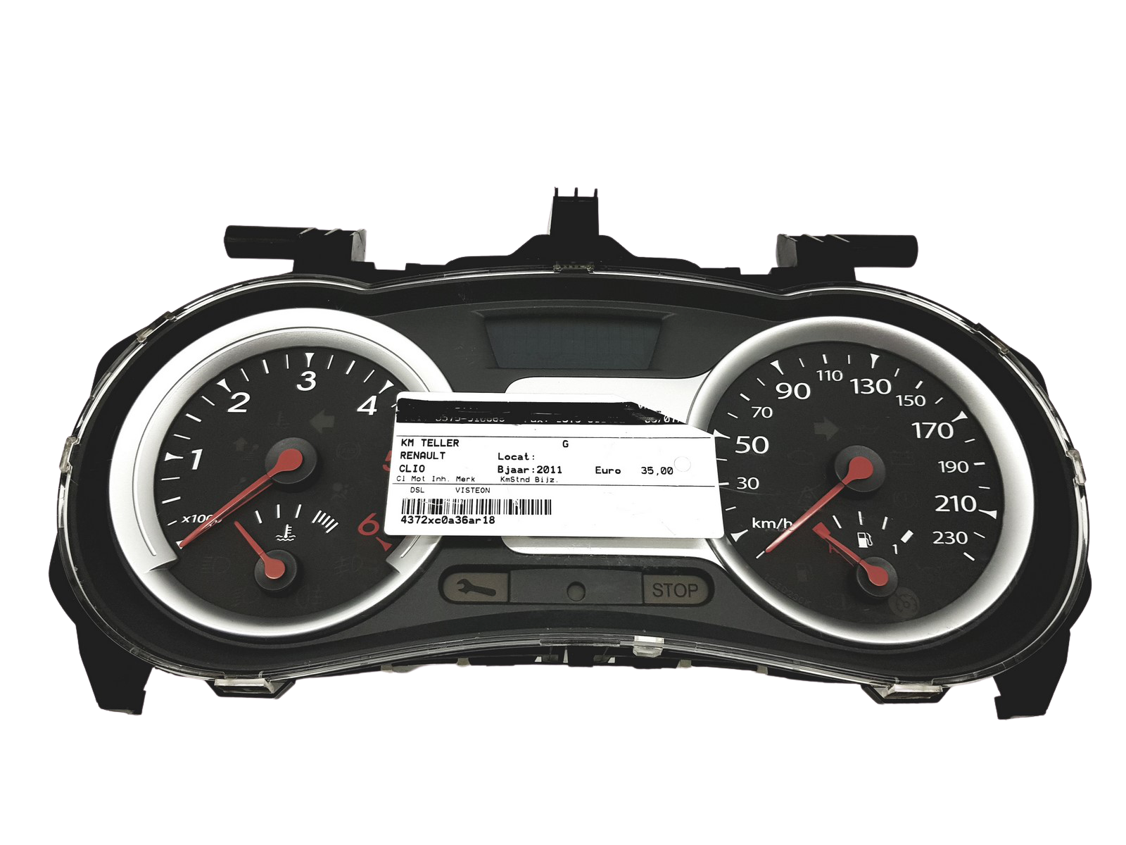 Omdrejningstæller Renault Clio 3 8201060299 A 32512 main product photo