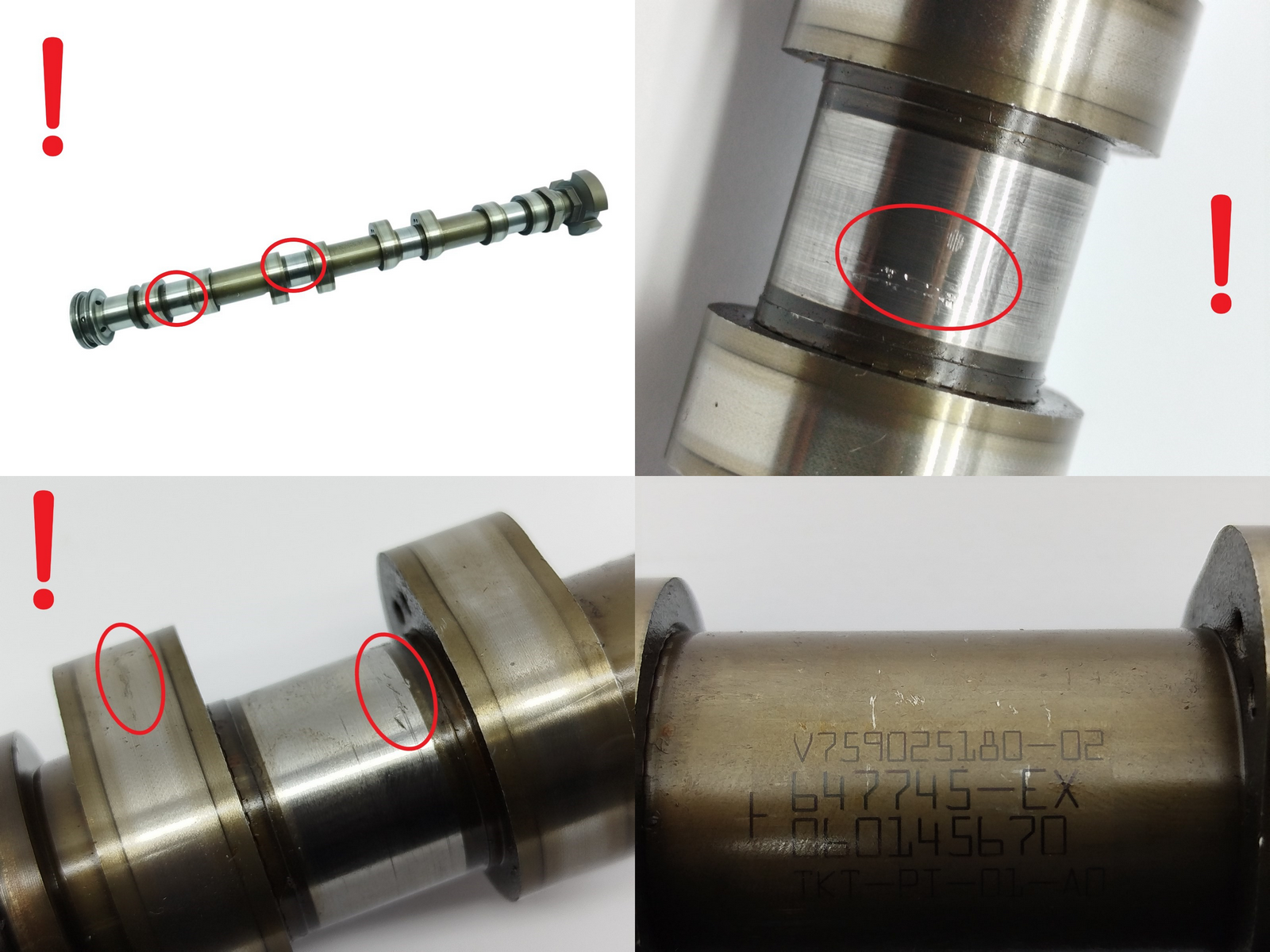 Knastaksel 0801FN V759025180 1.4 1.6 VTI Citroen Peugeot Mini 1429 main product photo