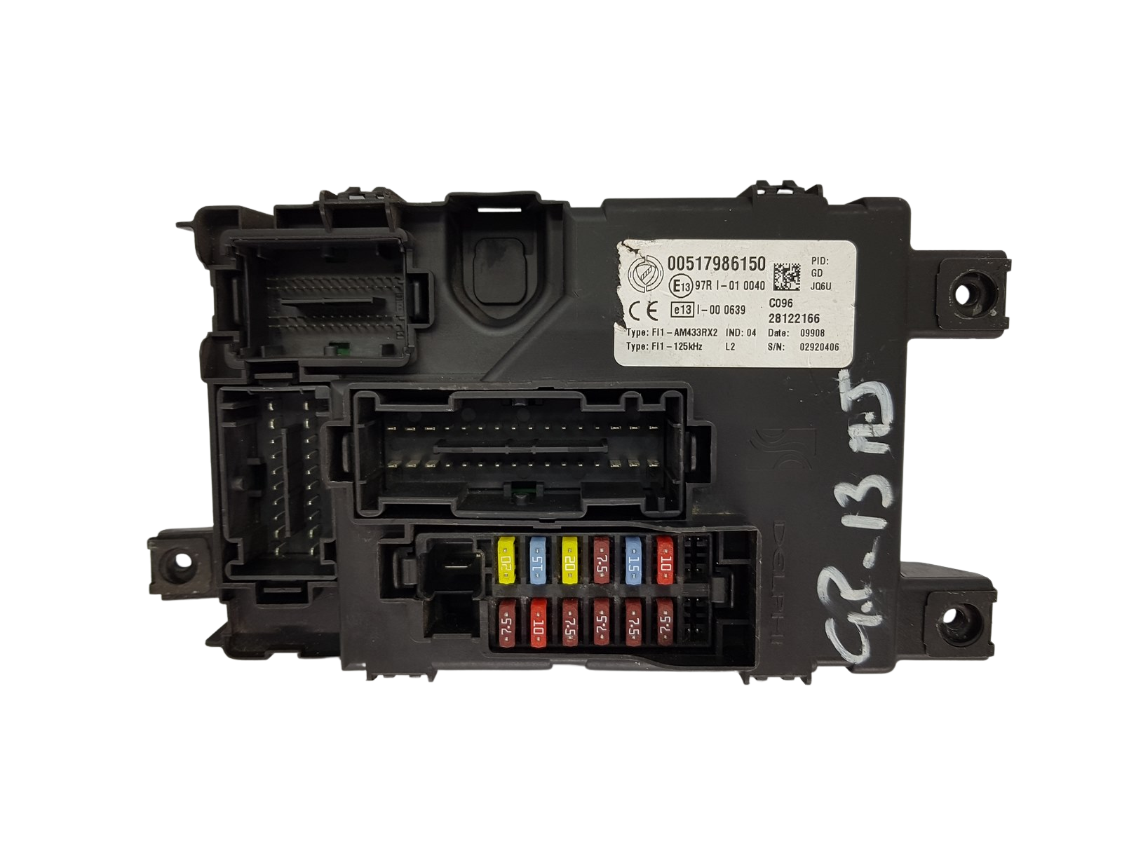 Sikringsboks Fiat 00517986150 28122166 97RI-010040 Delphi 19798 main product photo