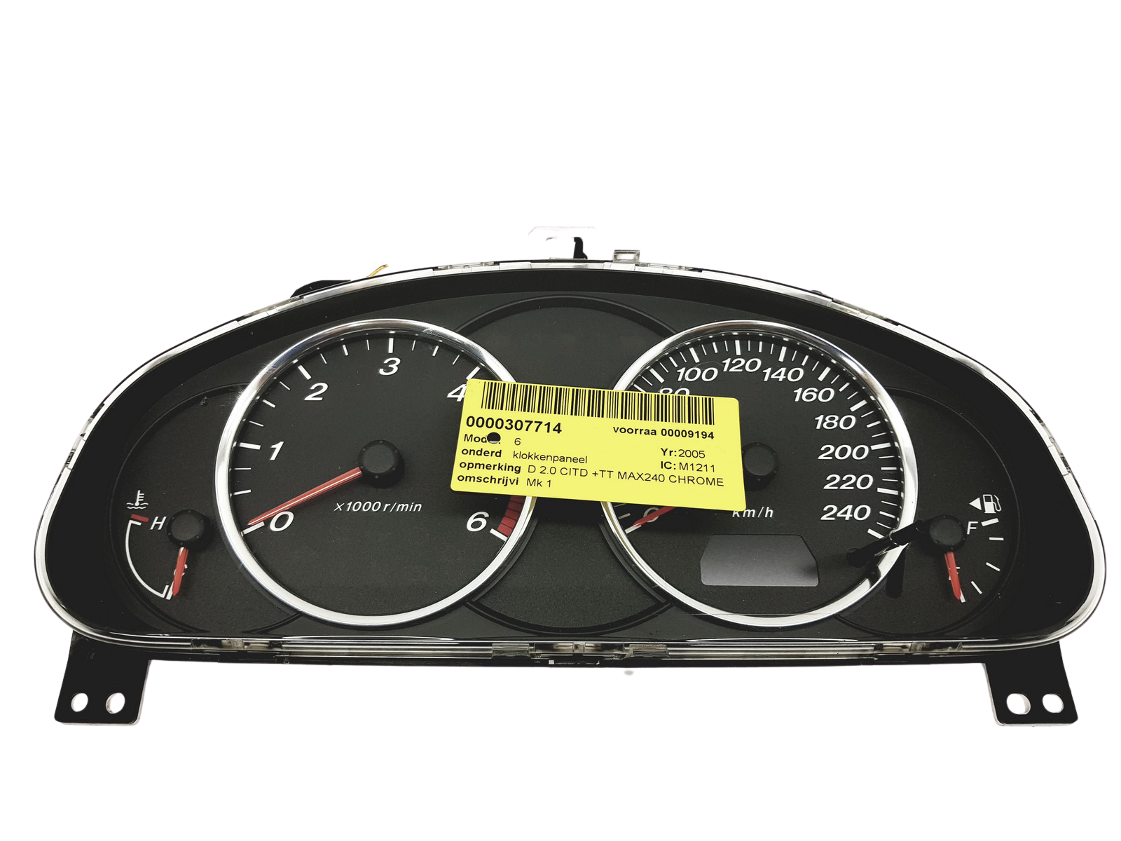 Omdrejningstæller Mazda 6 5GGK3E 31232 main product photo