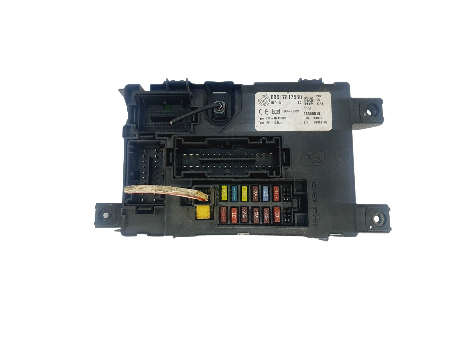 Sikringsboks Fiat 00517817580 28050016 Delphi 40065 main product photo