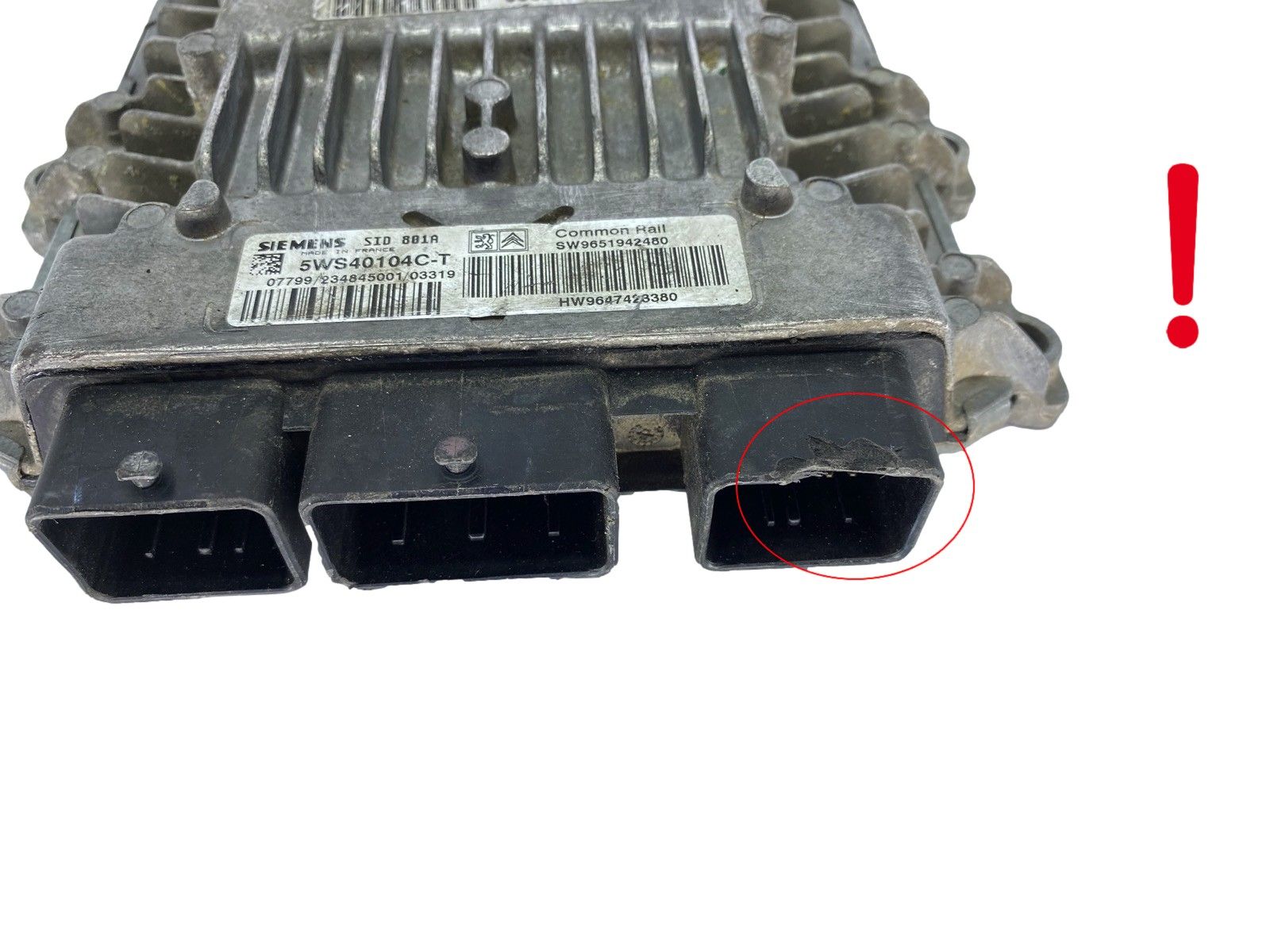 Styreenhed 5WS40104C-T 9651942480 9647423380 PSA Siemens 63960 main product photo