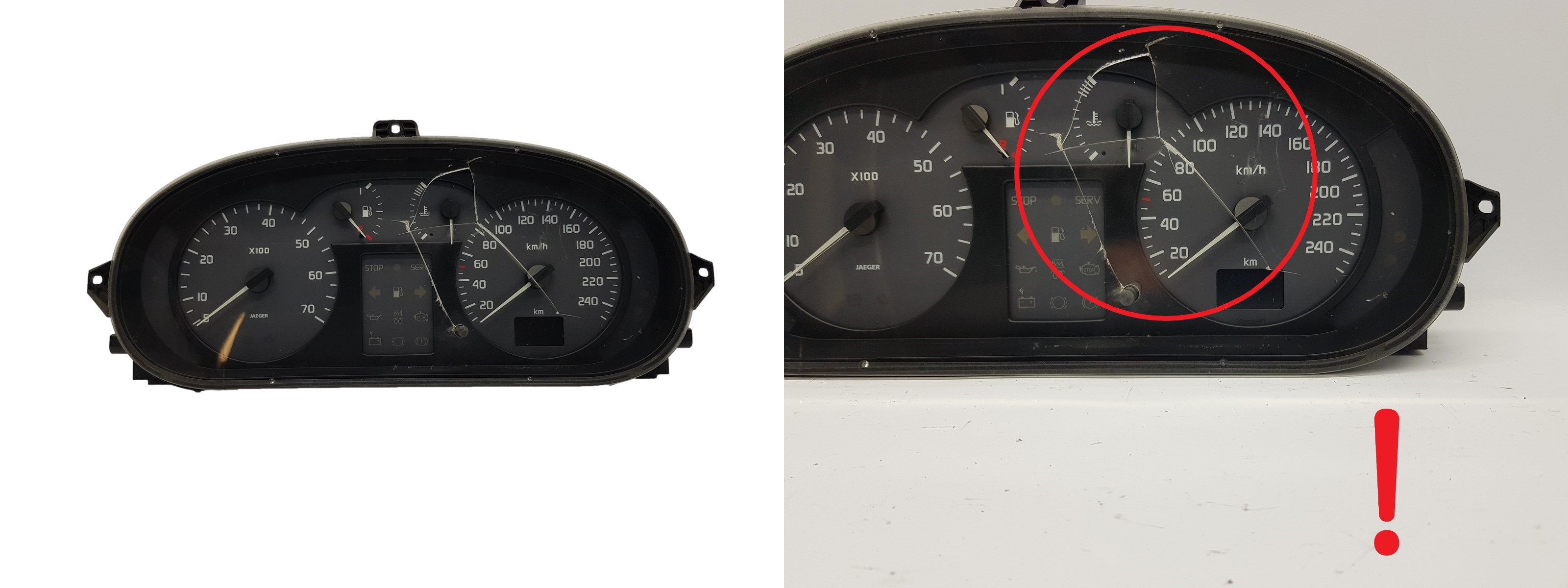 Omdrejningstæller Renault Megane 1 Scenic 1 8200071820 2422 main product photo