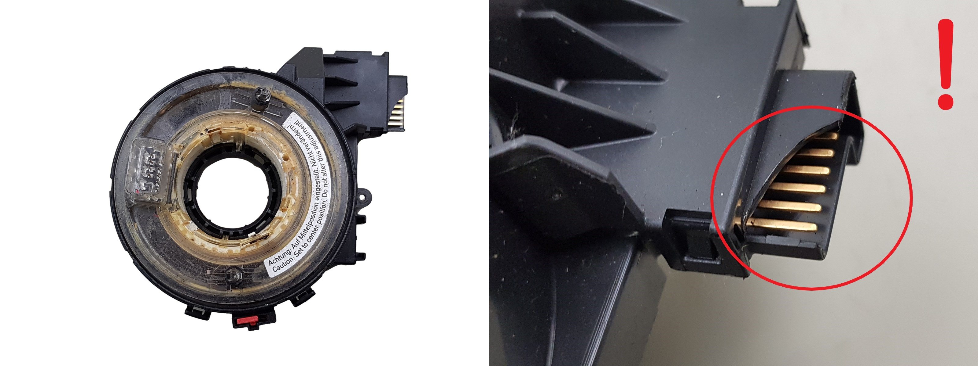 Airbag-slipring VW Audi Seat Skoda 1K0959653 main product photo
