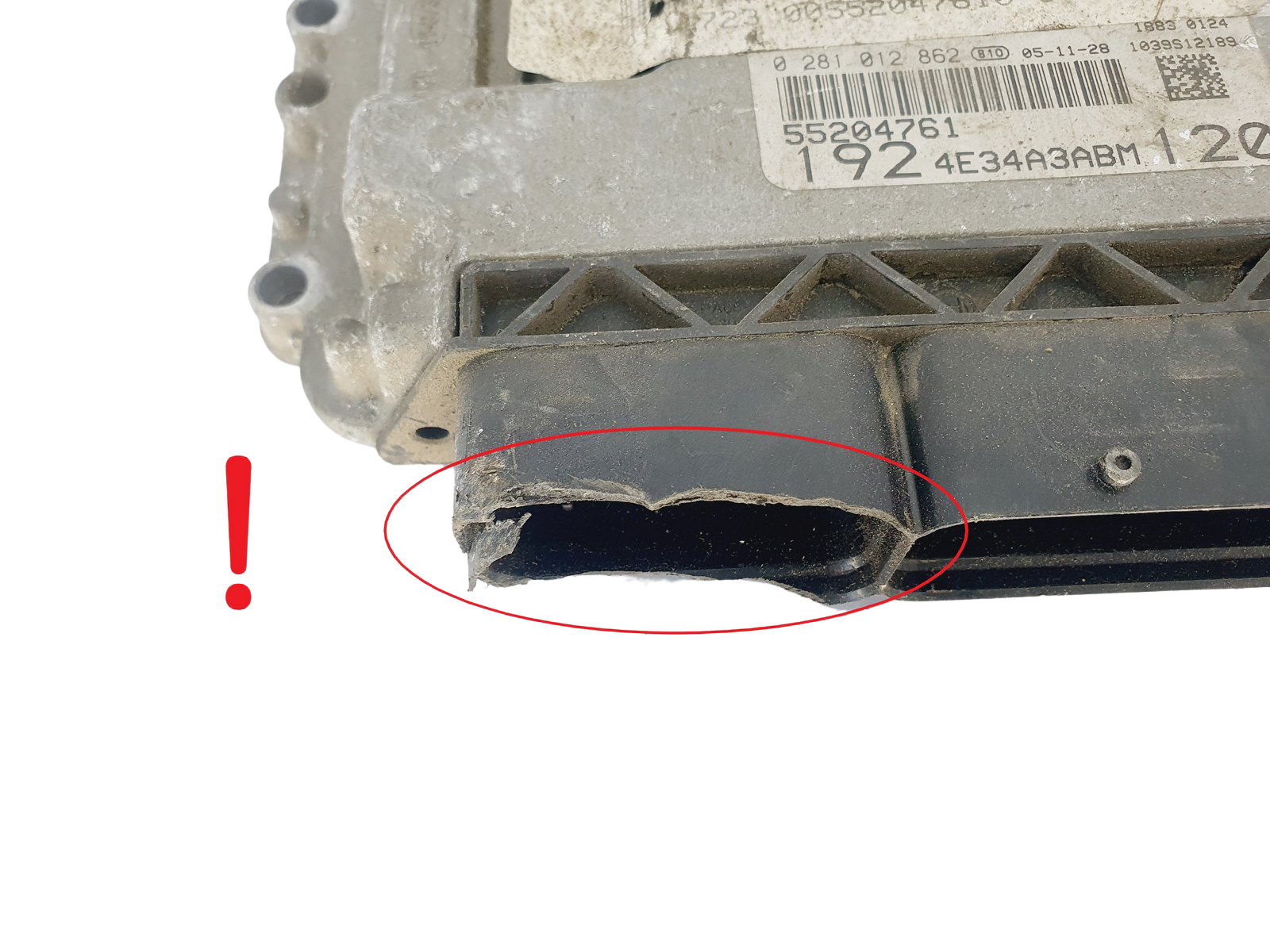 Styreenhed 55204761 0281012862 4E34A3ABM Fiat Bosch 46337 main product photo