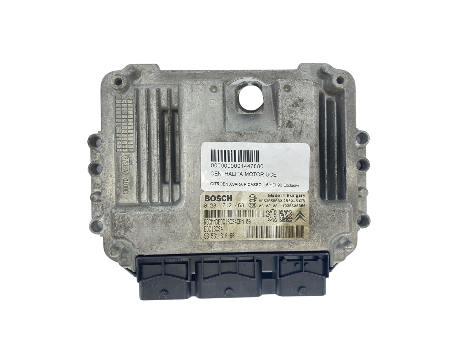 Styreenhed 0281012468 9656161680 9653958980 PSA Bosch 63760 main product photo