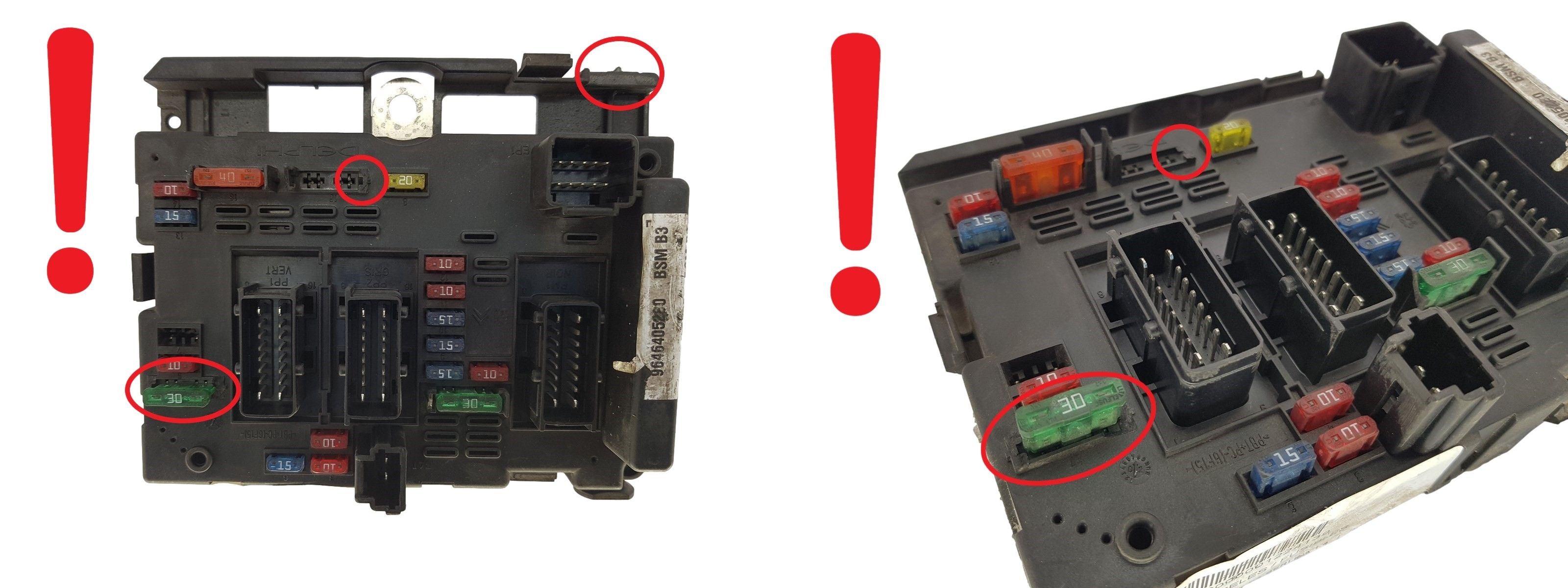 Styreenhed BSM B3 9646405280 PSA Delphi 1356 main product photo