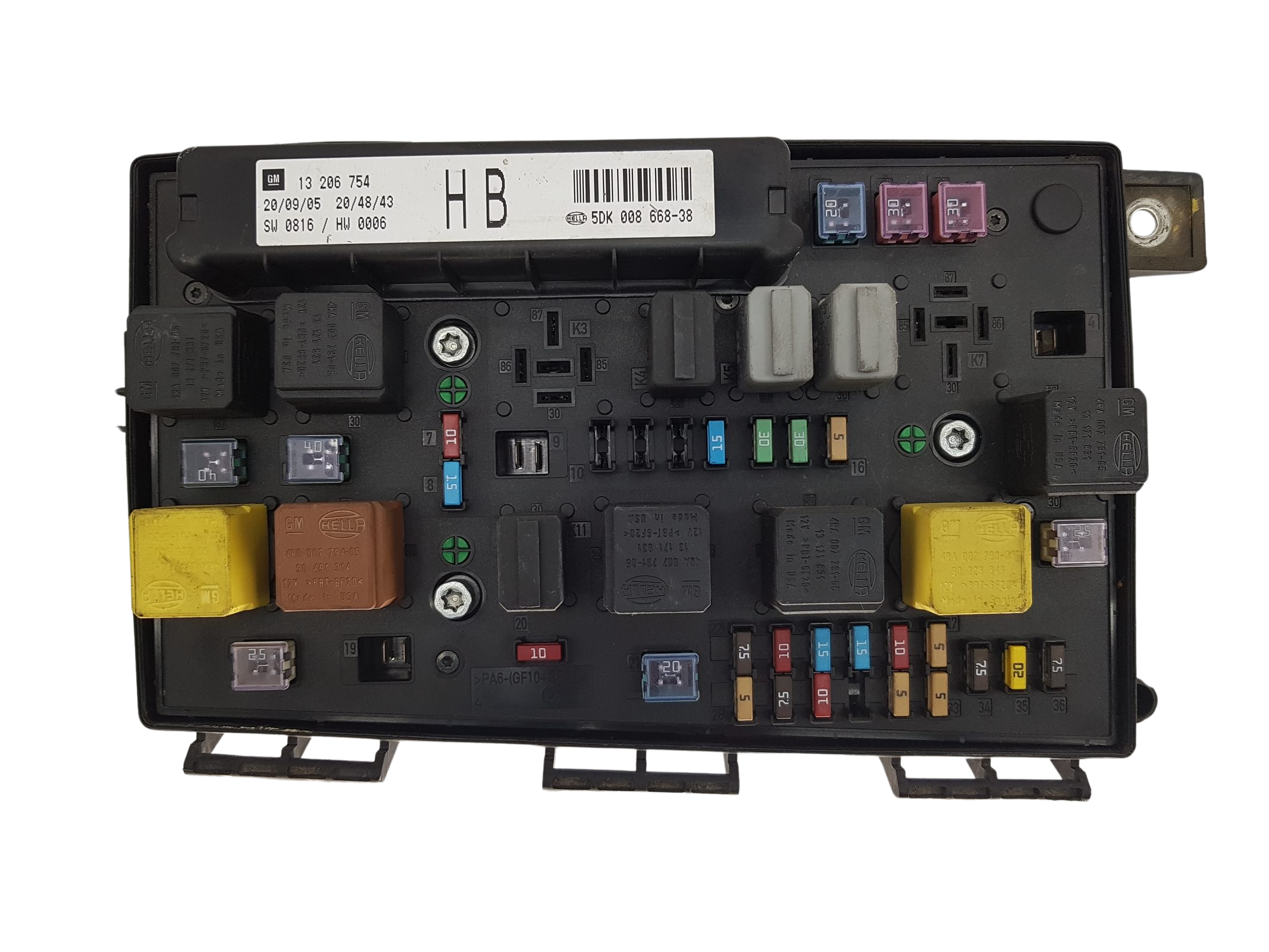 Modul 13206754 5DK008668-38 HB Opel GM 2533 main product photo