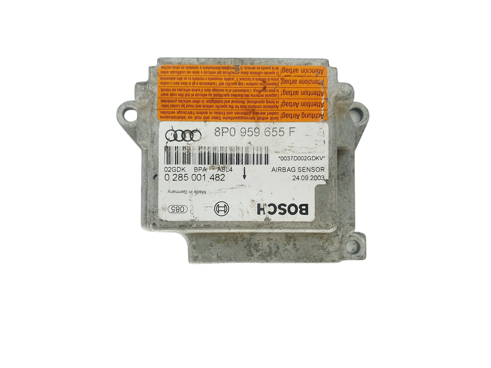 Styreenhed modul 0285001482 8P0959655F Audi Bosch main product photo