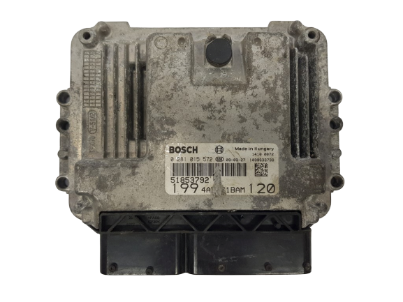 ECU Motorstyreenhed Fiat 51853792 0281015572 Bosch main product photo