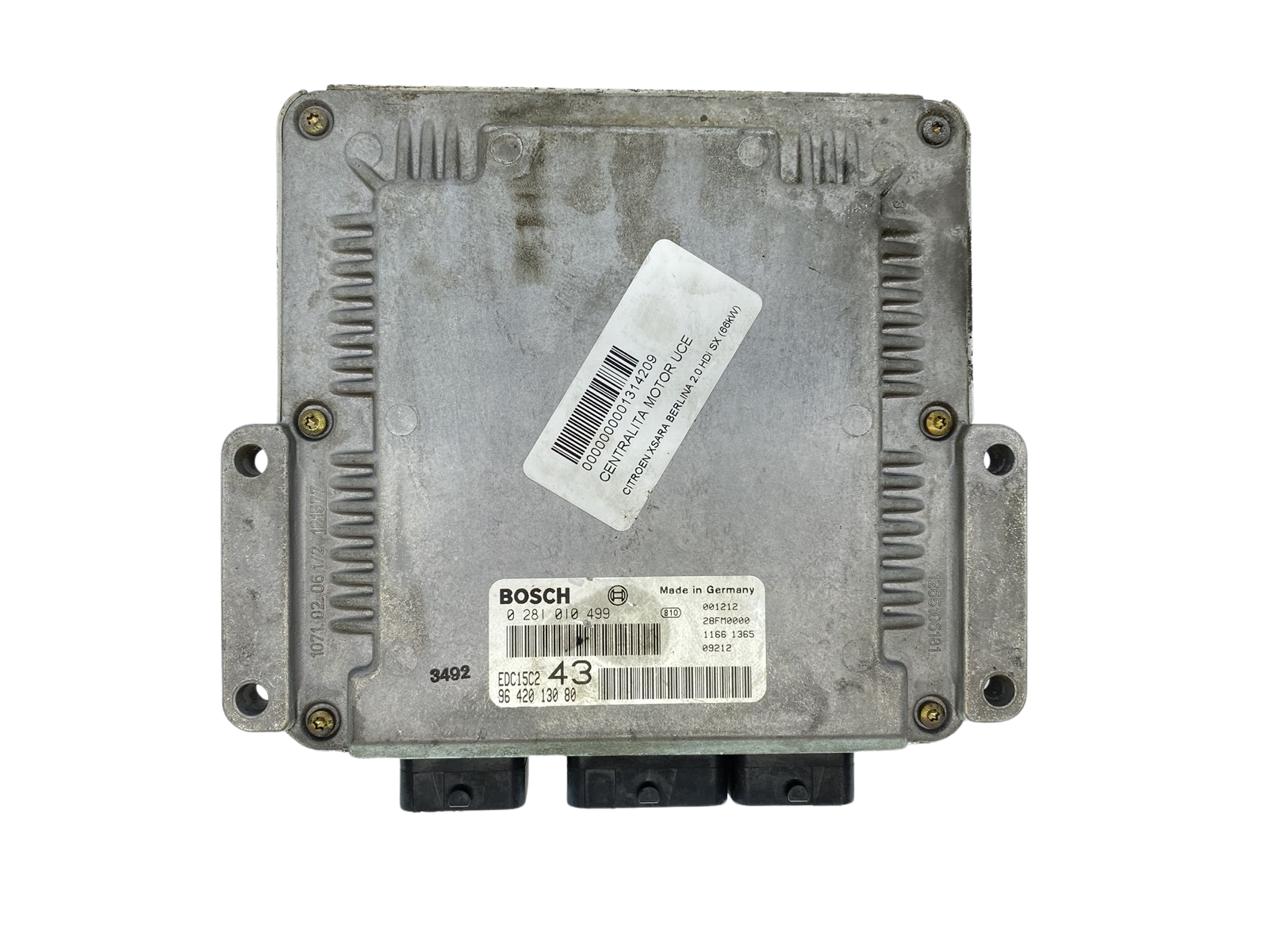 Styreenhed 0281010499 9642013080 PSA Bosch 63918 main product photo