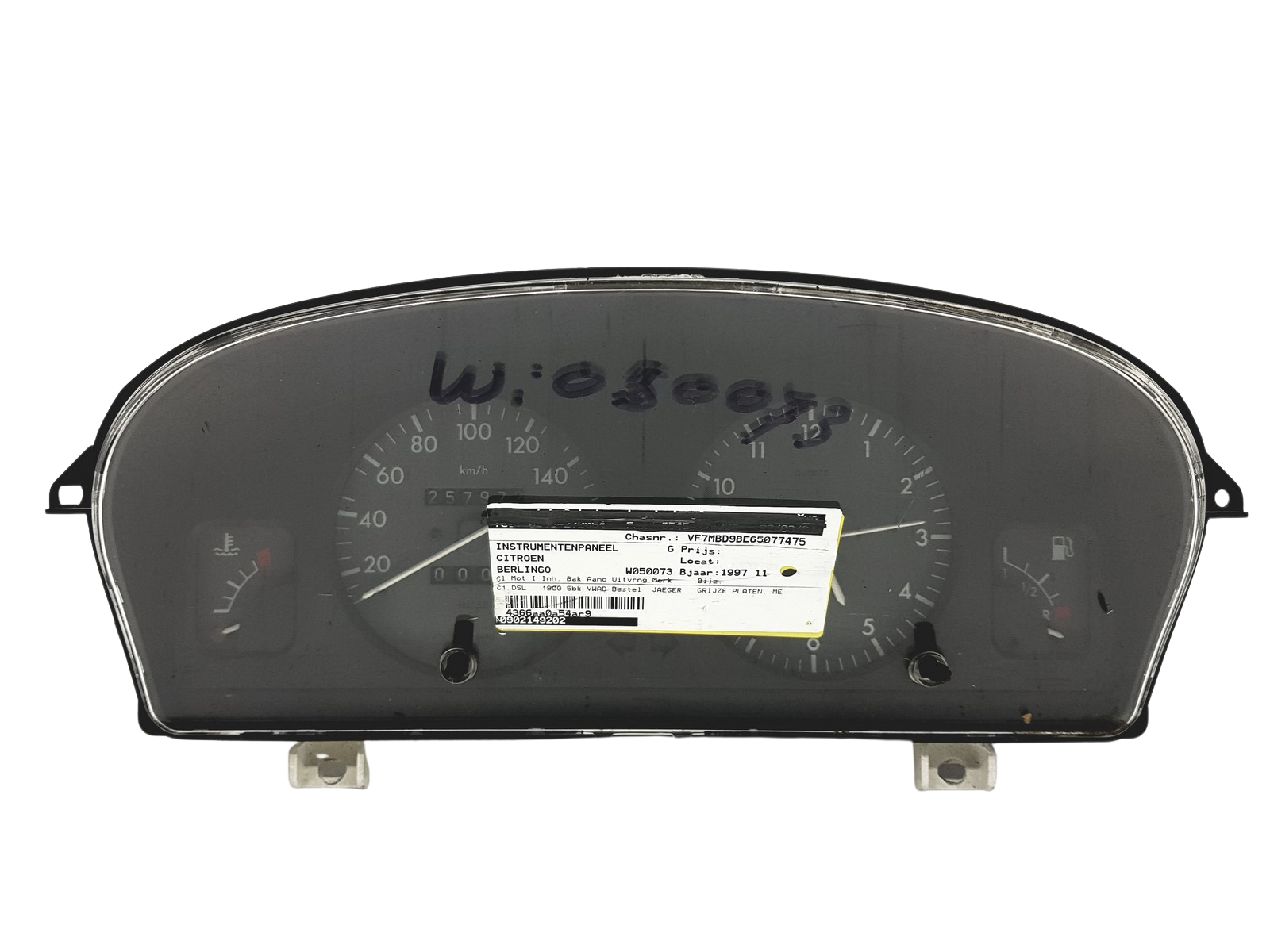 Speedometer Berlingo 1 Partner 1 9621227380 PSA 49689 main product photo