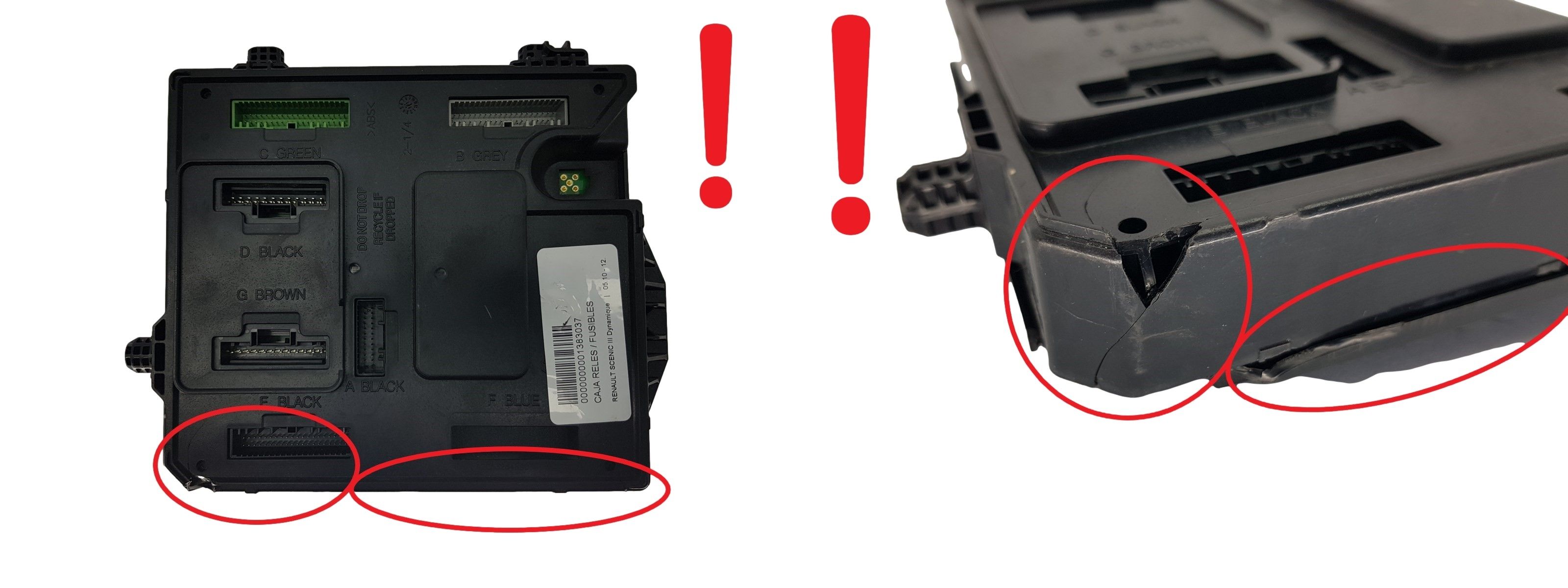 Styreenhed BCM X95 284B17882R S180098101D Renault Continental 2118 main product photo