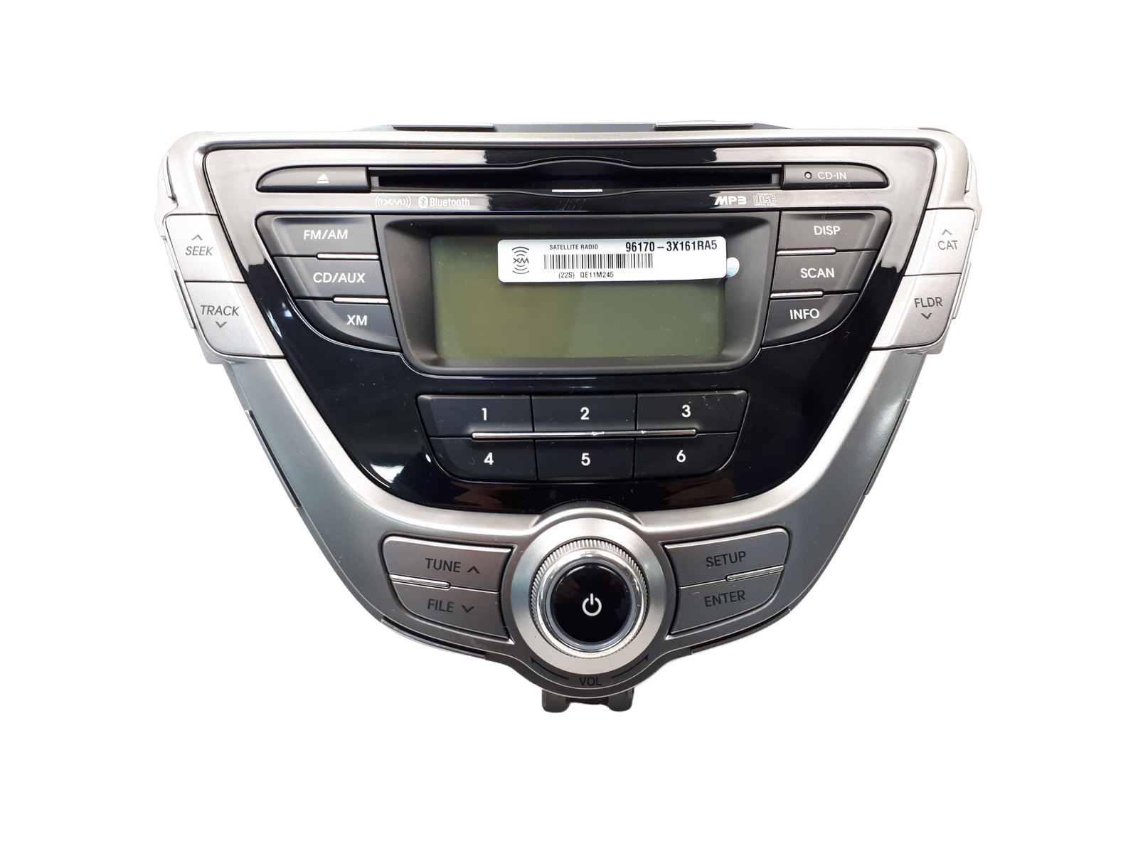 Radio Cd Mp3 Afspiller BT Hyundai Elantra XM 96170-3X161RA5 1191 main product photo