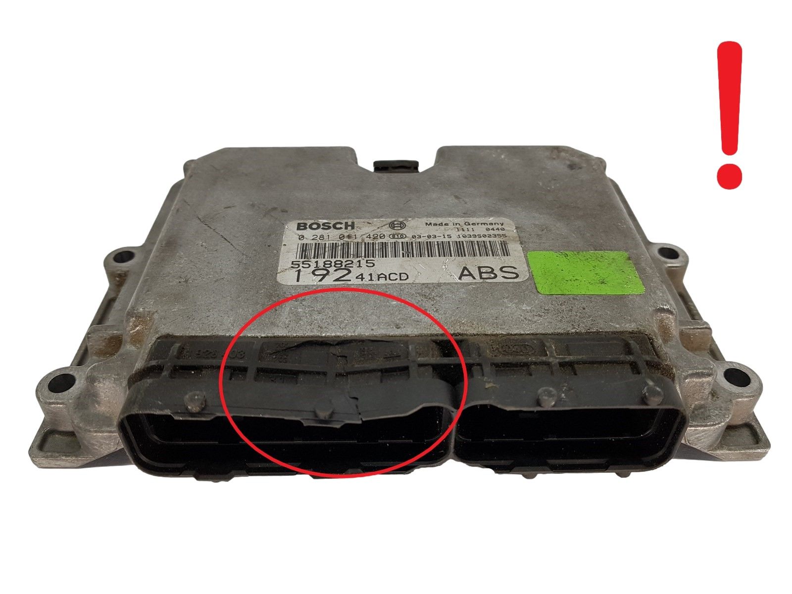 Styreenhed 55188215 0281011420 1039S02355 Fiat Bosch 16522 main product photo