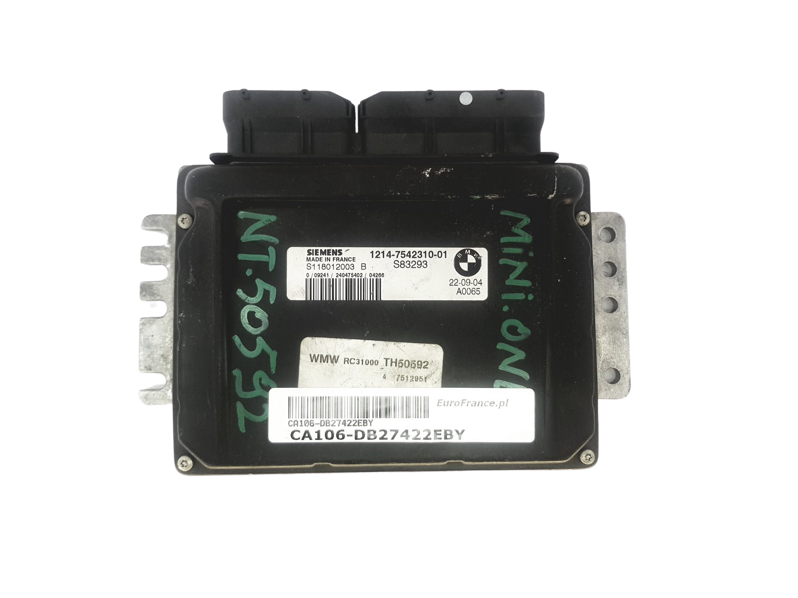 ECU Motorstyreenhed 1214-7542310-01 S118012003B Mini 27422 main product photo