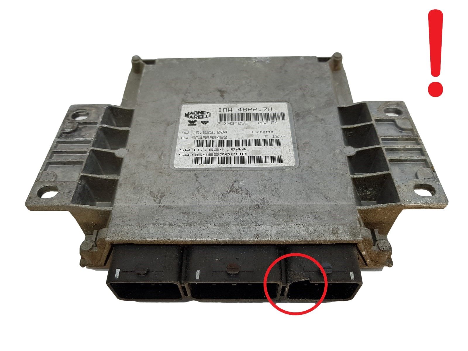 Styreenhed PSA 9646570280 IAW48P2.7H 9645989480 Magneti Marelli 14491 main product photo