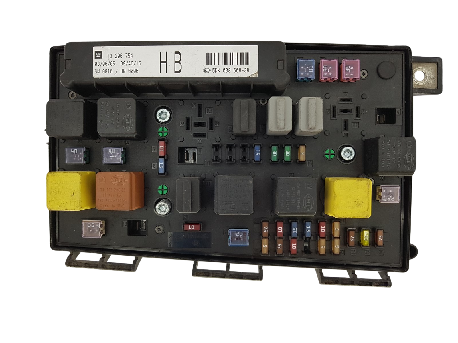 Modul 13206754 5DK008668-38 HB Opel GM 1556 main product photo