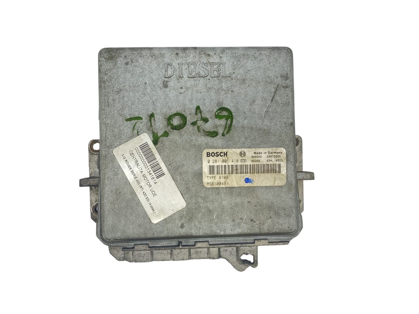 Styreenhed Rover MSB100491 0281001418 4108 Bosch 59876 main product photo