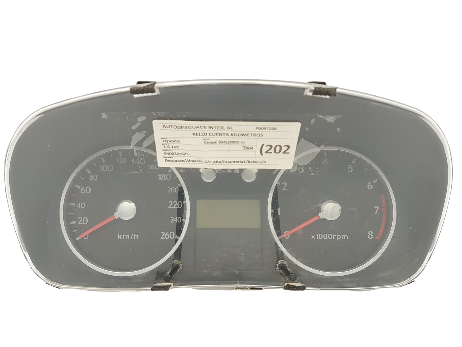 Speedometer Hyundai Coupe 94003-2C625 2003-45800H 26912 main product photo