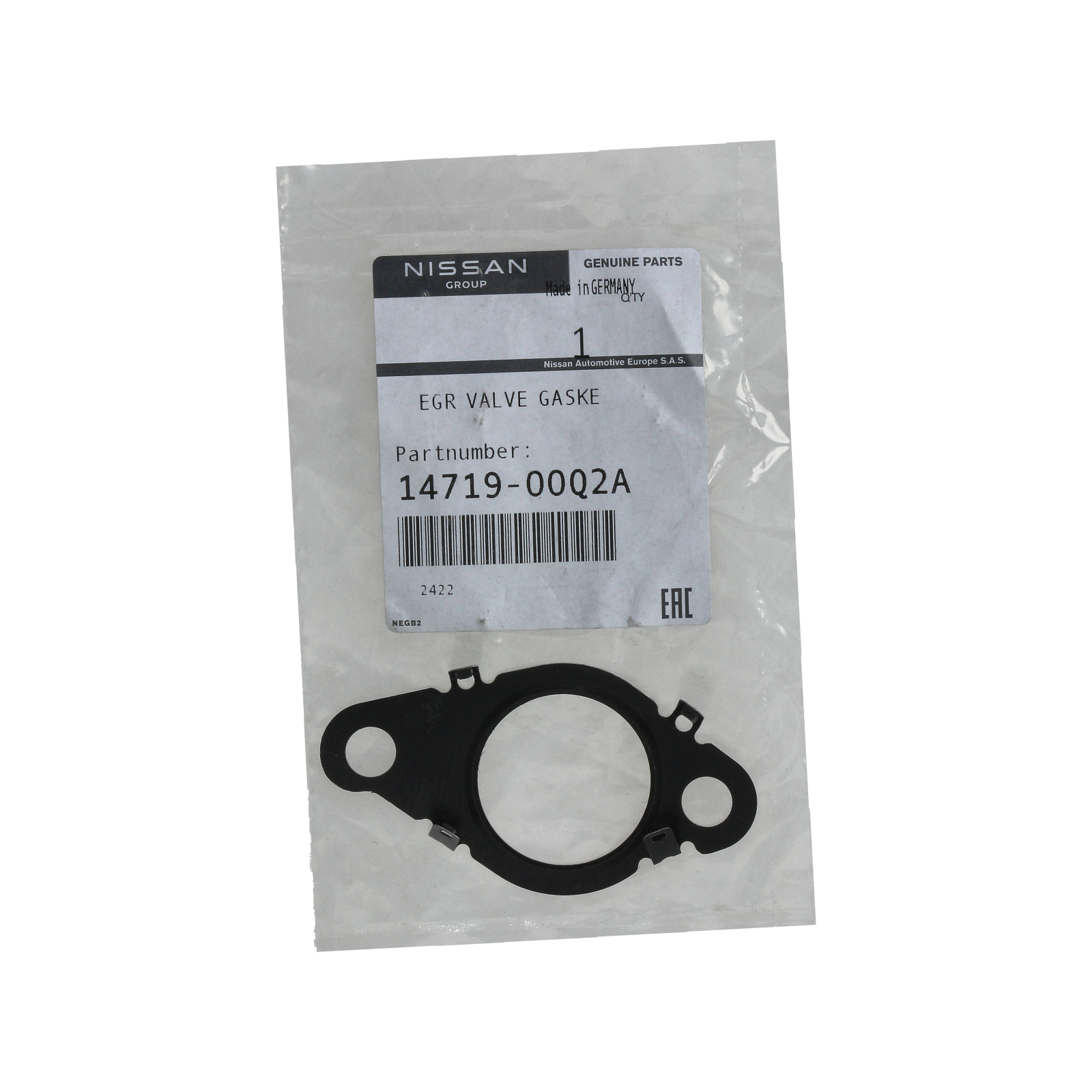Pakning, tætningsring Original 1471900Q2A 147228349R Renault Nissan main product photo