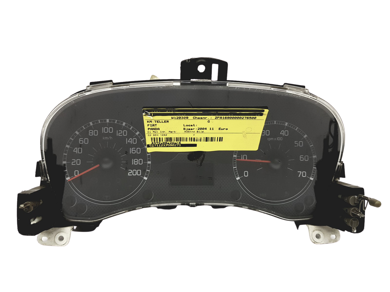 Omdrejningstæller Fiat Panda 51711237 503000480700 30833 main product photo
